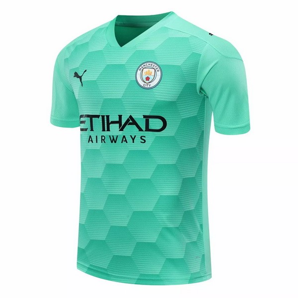 Camiseta Manchester City Segunda Equipo Portero 2020-21 Verde